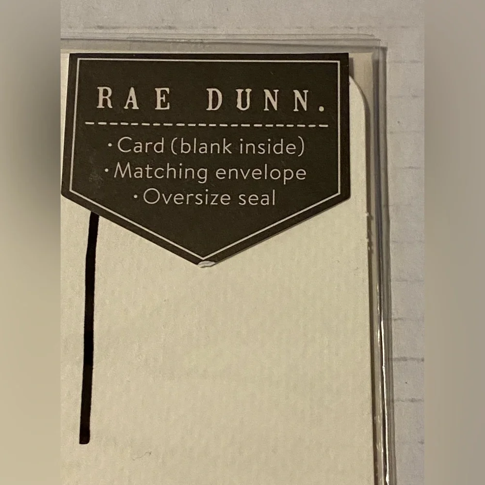 2 Rae Dunn 'Best Day Ever' blank Celebration Cards